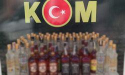 Salihli'de sahte içki operasyonu!