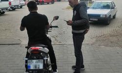 Manisa'da motosiklet sürücülerine ceza yağdı...