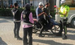Manisa'da motosikletlilere ceza yağdı!