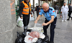 Antalya Otogarında usulsüz şekilde taşınan 300 kilogram etler imha edildi, otobüs firmasına ceza kesildi