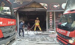 Manisa'da oto aksesuar dükkanındaki yangın can aldı!