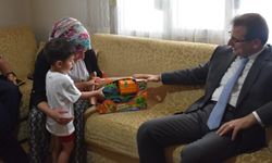 Kaymakam Güldoğan’dan Şehit Orman işçisine vefa ziyareti