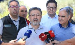 Bakan Yumaklı Akhisar’da... Yangın bölgesinde bilgilendirme yaptı!