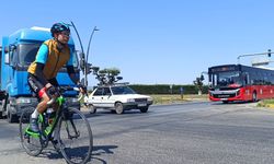 Manisa'da Ferdi Zeyrek için pedal çevirdi!