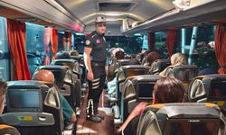 Manisa’da otobüslerde emniyet kemeri denetimi…