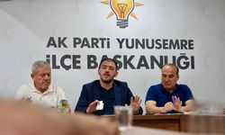 AK Parti Yunusemre İlçe Başkanı İlkcan Durmaz'dan önemli açıklamalar