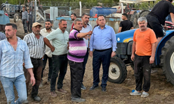 Başkan Dutlulu yangın bölgesinde incelemelerde bulundu