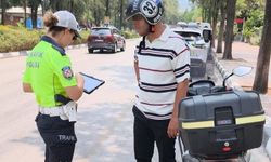 Manisa’da motosiklet denetiminde ceza yağdı!