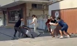 Kavga ettikleri şahsı taşla bayılttılar!