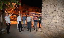 Vali Özkan deprem bölgesinde