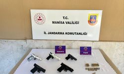Manisa'da ruhsatsız tabanca operasyonu