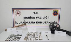 Manisa'da dedektörle izinsiz kazı yapan şahıs yakalandı!