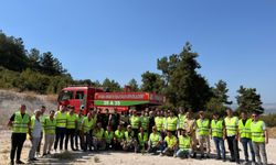 Manisa’da yangın riskine karşı kamu personelinden büyük fedakarlık