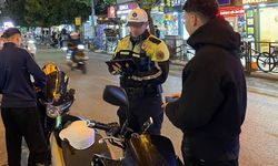 Manisa’da motosikletlere yaya yolu denetimi