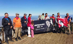 Manisa'da 'Şehitlikten zirveye' 1500 metrelik anma tırmanışı