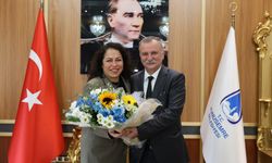 Başkan Balaban,Baro Başkanı Yeşil'i ağırladı