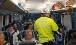 Otobüslerde emniyet kemeri denetimi: 235 araç kontrol edildi
