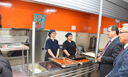 Kaymakam Güldoğan pansiyonda öğrencilerle bir araya geldi