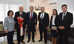 Kaymakam Güldoğan’dan emekli öğretmenlere ziyaret