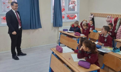 Yıldırak, Karacaali İlkokulu’nda eğitimdeki çalışmaları yerinde inceledi