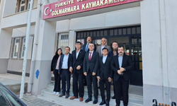 Eğitim Bir-Sen Heyeti Gölmarmara’da okulları ve yetkilileri ziyaret etti