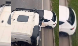 Hafriyat kamyonu otobanda dehşet saçtı