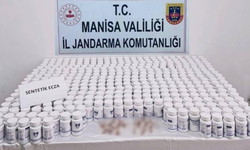 Otoyolda durdurulan araçta binlerce hap ele geçirildi