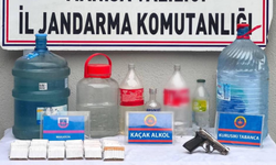 Salihli’de sahte rakı ve kaçak makaron operasyonu