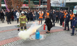 MASKİ'den gerçeğini aratmayan yangın tatbikatı