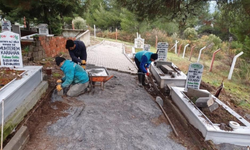 Manisa Büyükşehir'den mezarlıklara kapsamlı bakım