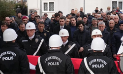 Akhisar’da görevli Polis Memuru İsmail Türkay son yolculuğuna uğurlandı