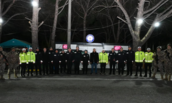 Yeni yılda görev başındaki personele Aktaş’tan ziyaret