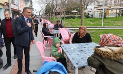 Başkan Hakan Şimşek mahalle ziyaretlerine devam ediyor