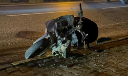 Manisa'da otomobille motor çarpıştı: 1 ölü, 1 ağır yaralı