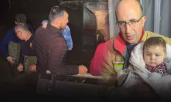 Selde mahsur kalan 11 kişilik aile kurtarıldı