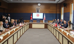 Arınç, KKTC heyetiyle Kıbrıs meselesini görüştü