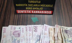Turgutlu'da operasyon: Peçetelerde yasaklı madde ve para bulundu, 1 tutuklama