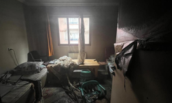 Turgutlu’da evi ateşe veren şahıs gözaltına alındıktan sonra hayatını kaybetti