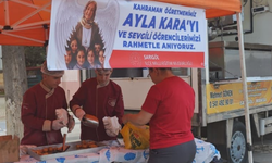 Sarıgöl’de şehit öğretmen ve öğrenciler için lokma hayrı