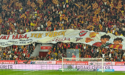 Göztepe - Galatasaray maçında ‘İki Yaka Tek Yürek’ projesi tribüne taşındı