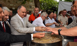 Manisa'da şehitler ve gaziler için aşure hayrı düzenlendi