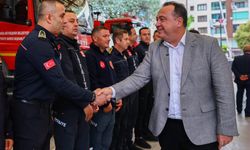 İtfaiye Haftası’nda Başkan Dutlulu’dan itfaiye personeline teşekkür