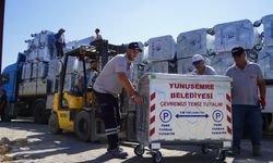 Yunusemre’de çöp konteynerleri baştan aşağı yenileniyor