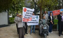 Manisa’da emeklilerden maaş çağrısı: Hakkımızı istiyoruz