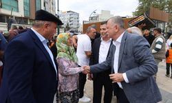 Başkan Balaban sahaya indi: Vatandaşların taleplerini dinledi