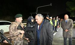 Manisa Valisi, yılbaşı güvenliği için görevde