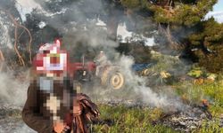 Orman sınırında yakılan ateş pahalıya patladı