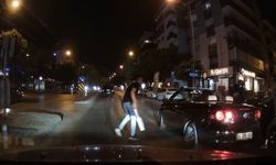 Trafikte dehşet anları!