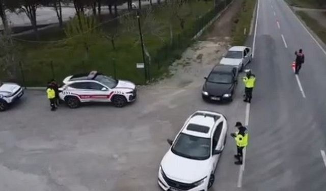 Manisa'da havadan destekli denetim