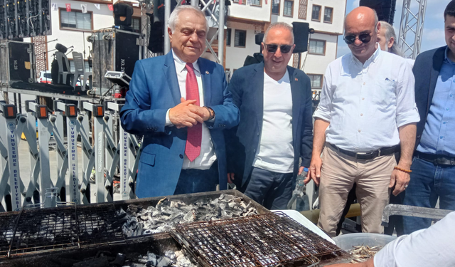 Manisa'da Hamsi Festivali: 2 ton hamsi ikram edildi